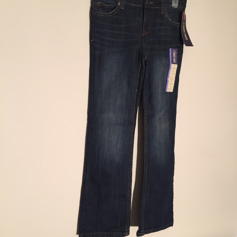 Cherokee Boot Cut Adjustable Blue Jeans - Picture 2 of 11